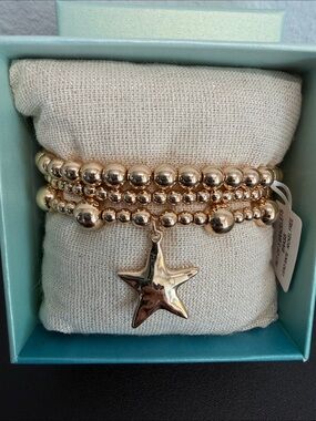 Piper K | Star Charm Stackable Stretch Bracelet Set ✨